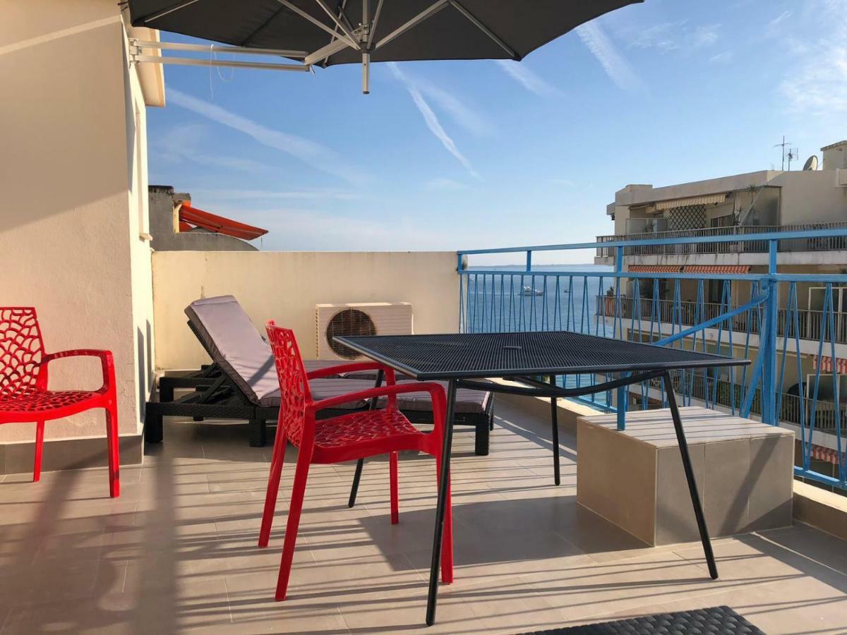Hotel Courbet Juan-les-Pins Exterior foto